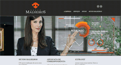 Desktop Screenshot of malheirosadvogados.com