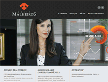 Tablet Screenshot of malheirosadvogados.com